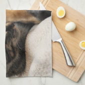 Cute Puppy en Kitten Theedoek (Quarter Fold)