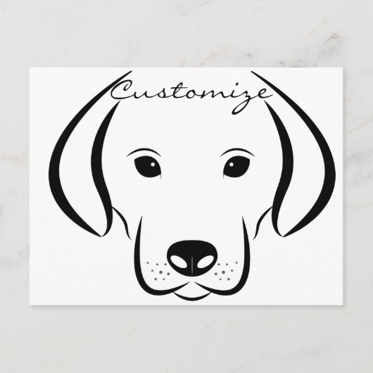 Cute Puppy FaceThunder_Cove Briefkaart (Voorkant)
