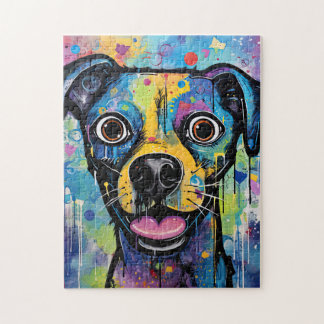 Cute Puppy Funny Dog Mixed Media Animal Pet Legpuzzel