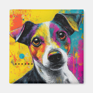 Cute Puppy Funny Dog Mixed Media Animal Pet Magneet