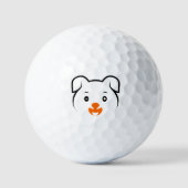 Cute Puppy Golfballen (Voorkant)