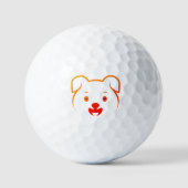 Cute Puppy Golfballen (Voorkant)