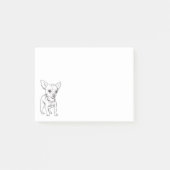 Cute Puppy Hondenliefhebber Chihuahua Post-it Note (Voorkant)
