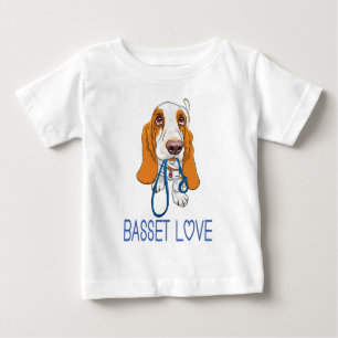 Cute Puppy Hondenliefhebber Gift Cartoon Basset Ho