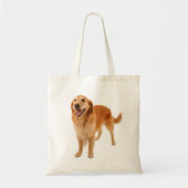 Cute Puppy Hondenliefhebber Gift Golden Retriever Tote Bag (Voorkant)