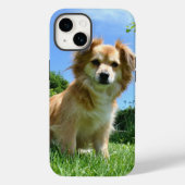 Cute Puppy in Garden Photo Case-Mate iPhone Case (Achterkant)
