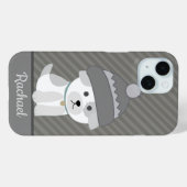 Cute Puppy in Wool Pet, speciaal gepersonaliseerd  Case-Mate iPhone Case (Achterkant (horizontaal))
