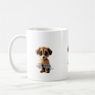 Cute puppy koffiemok