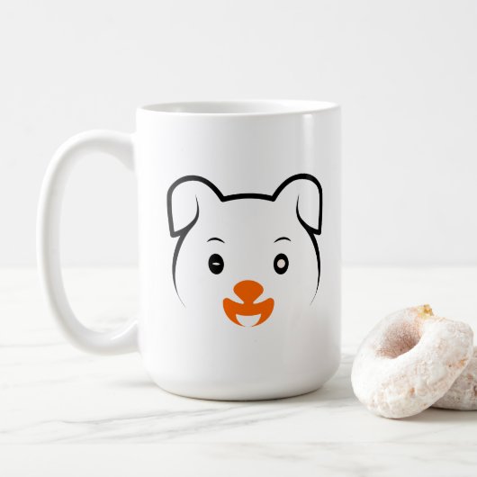 Cute Puppy Koffiemok (Met donut)
