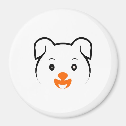Cute Puppy Magneet (Voorkant)