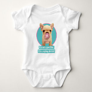 Cute Puppy met Pacifier Romper
