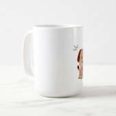 Cute Puppy Monkey Fox Mug Koffiemok (Voorkant links)