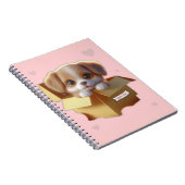 Cute Puppy Notebook | Kawaii Dog Journal (Côté Droit)