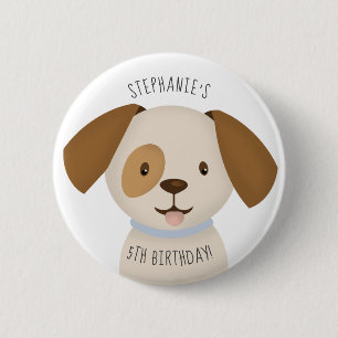 Cute Puppy Ronde Button 5,7 Cm