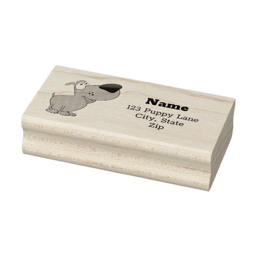 Cute Puppy Rubberstempel (Stempel)