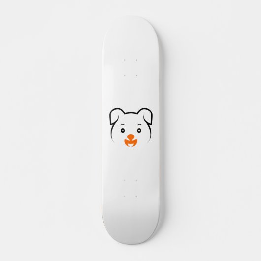 Cute Puppy Skateboard (Voorkant)