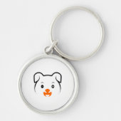 Cute Puppy Sleutelhanger (Voorkant)