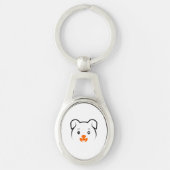 Cute Puppy Sleutelhanger (Voorkant)