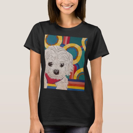 Cute Puppy T-shirt (Voorkant)