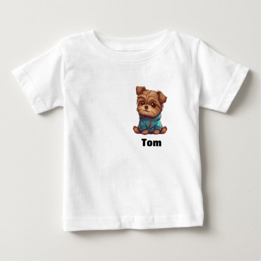 Cute Puppy t-shirts for kids (Devant)