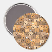 Cute Pups Magneet (Voorkant / Achterkant)