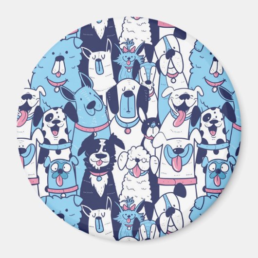 Cute Pups Magneet (Voorkant)