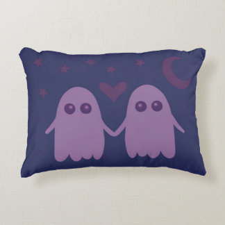 Cute Purple Ghost Throw Pillow Accent Kussen