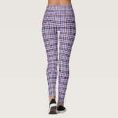 Cute Purple Plaid Leggings (Dos)
