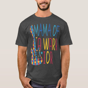 Cute Puzzle Autism Guitar Autism Awareness Mama of T-shirt