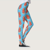 Cute pygmy seahorse cartoon leggings (Rechts)