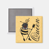 CUTE QUEEN BEE AVEC LE CARRÉ HONEYCOMB MAGNET (Recto/Verso)