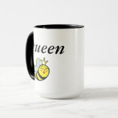 Cute Queen Bee Cadeau Café Mugs (Devant gauche)