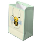 Cute Queen Bee Medium Cadeauzakje (Achterkant Gekanteld)
