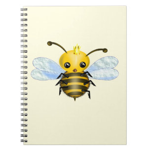 Cute Queen Bee Notitieboek