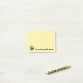 Cute Queen Bee Post-it Notes (Op bureau)