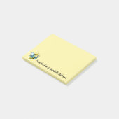 Cute Queen Bee Post-it Notes (Schuin)
