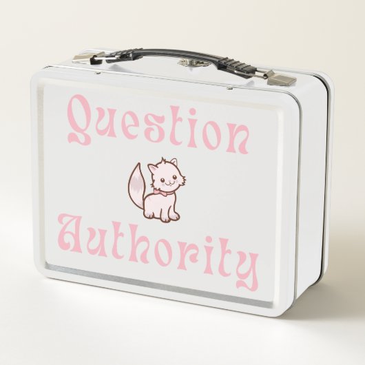Cute Question Authority with Kitten (Achterkant)