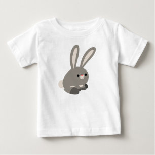 Cute Quiet Cartoon Rabbit Baby T-Shirt
