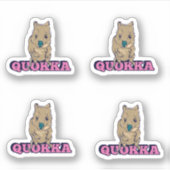Cute Quokka Sticker (Voorkant)