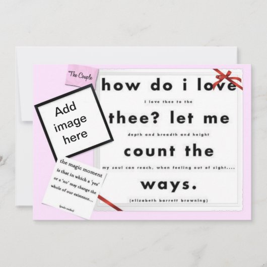 Cute Quote hoe ik van de kaarten hou (Voorkant)