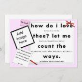 Cute Quote hoe ik van de kaarten hou (Voorkant / Achterkant)