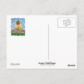 Cute Rabbit Animal Parade Briefkaart (Achterkant)