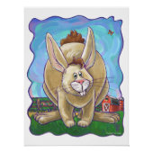 Cute Rabbit Animal Parade Perfect Poster (Voorkant)