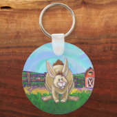 Cute Rabbit Animal Parade Sleutelhanger (Voorkant)