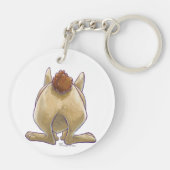 Cute Rabbit Animal Parade Sleutelhanger (Achterkant)