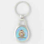 Cute Rabbit Animal Parade Sleutelhanger (Voorkant)