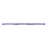 Cute Rabbit Blue & White Pattern Child Baby Lint (Voorkant)