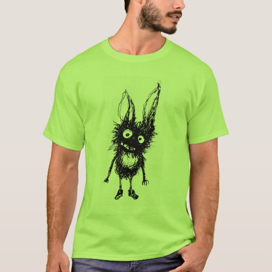 Cute Rabbit Bunny Tee Shirt (Voorkant)