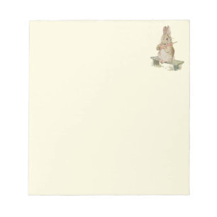 CUTE RABBIT , BUNNY VANILLA NOTEPAD NOTITIEBLOK
