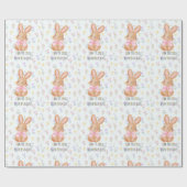 Cute Rabbit Cadeaupapier (Vlak)